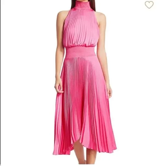 A.L.C Renzo Dress Pink Size 2 - Picture 4 of 10